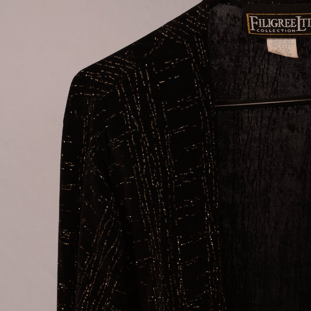 Black/Gold padded jacket